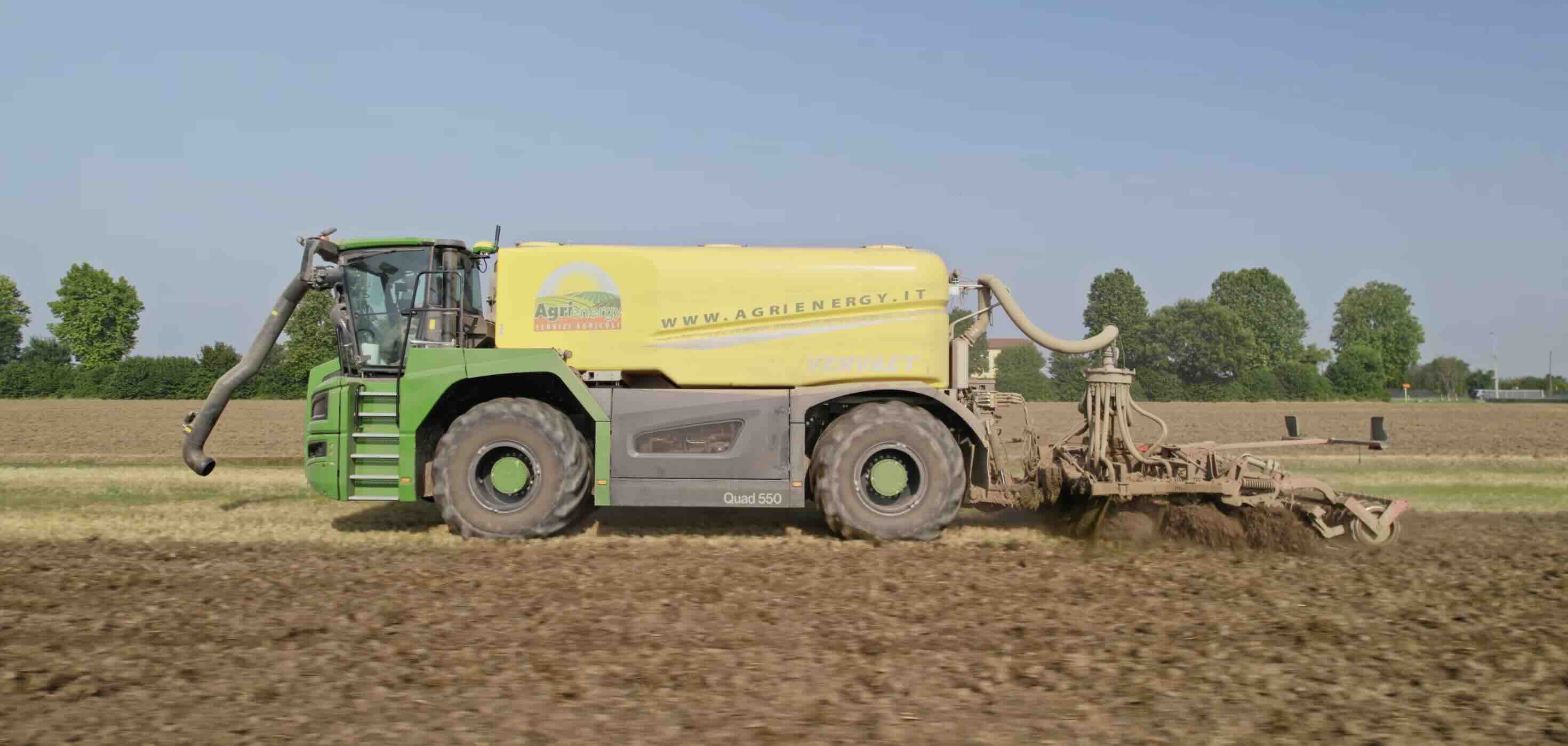 Semovente Agrienergy in campo